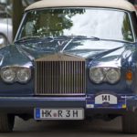 Blauer Rolls Royce Cabliolet auf der ADAC Niedersachsen Classic 2012